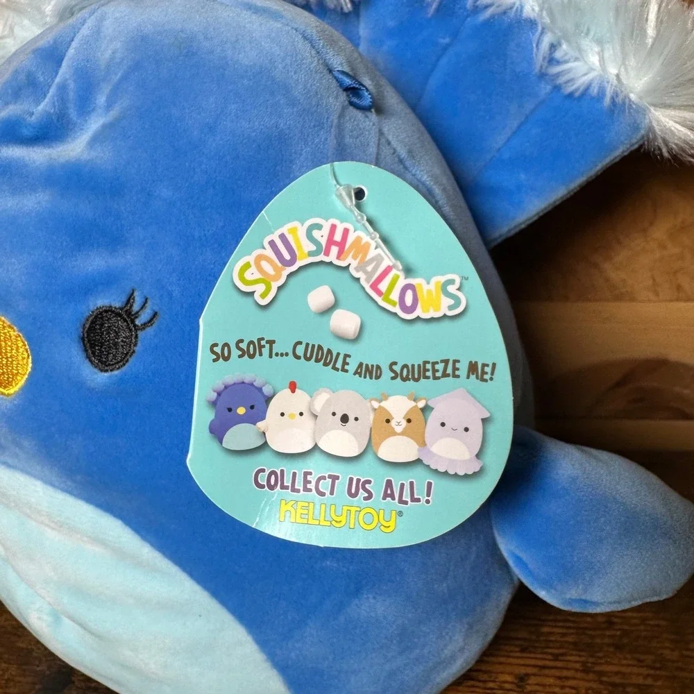 Squishmallows Patricia Blue Peacock 8 inch Plush Toy